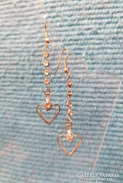 Heart bracelet with heart earrings (180)