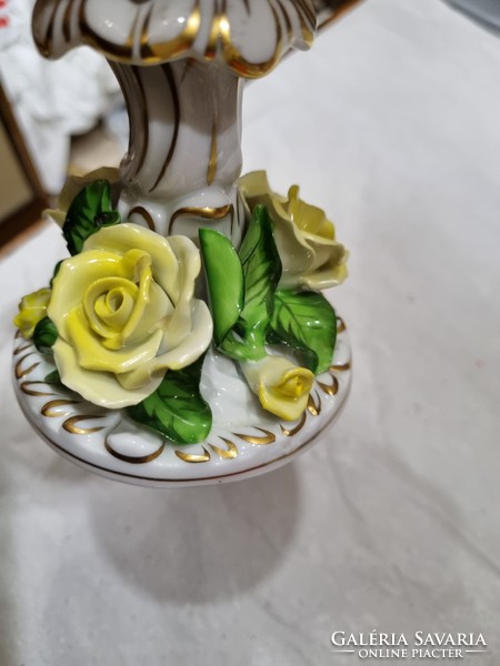 Herend porcelain candle holder