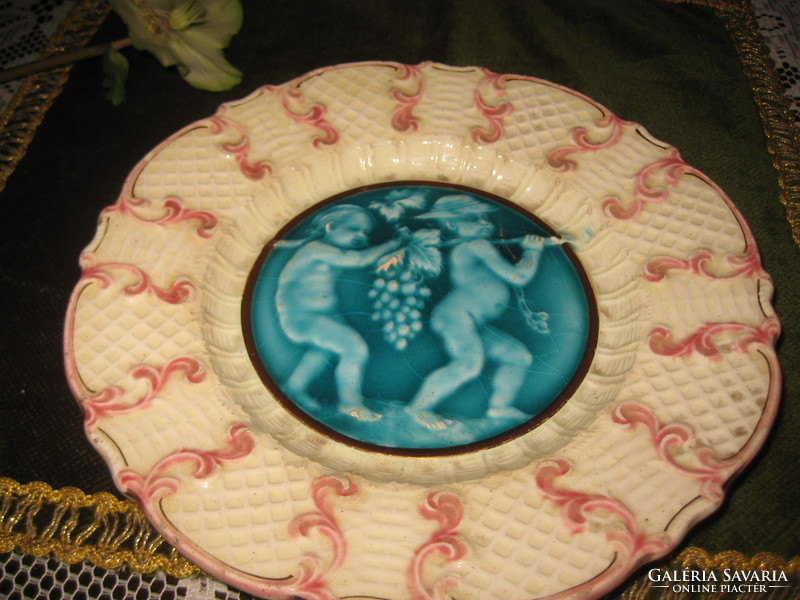 Villeroy & boch decorative plates, with putt decor, 19.6 cm