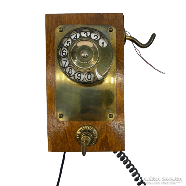 Custom built - Hungarian Post wall-mounted intercom/telephone - complete