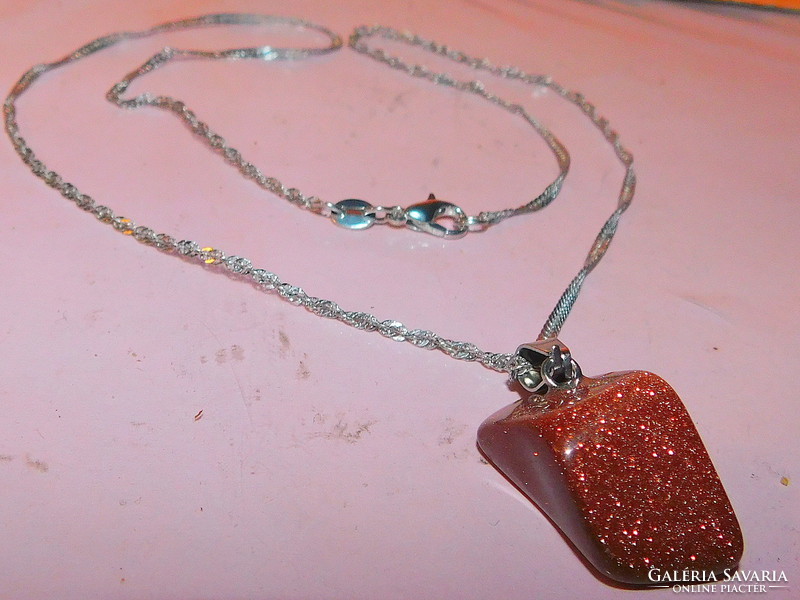 Goldfluss - necklace with gold glitter