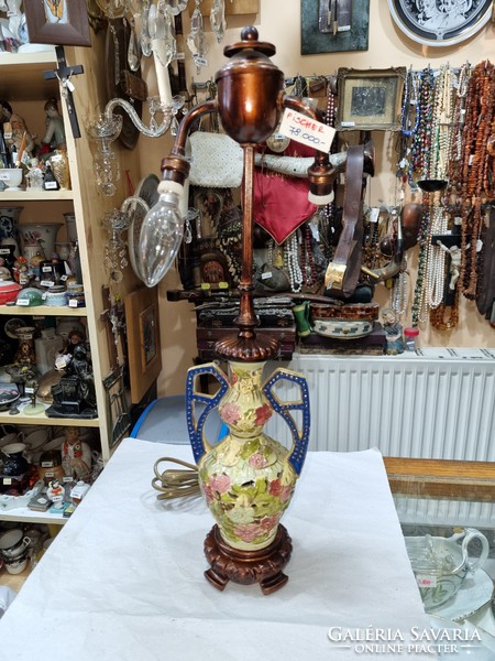 Old renovated fischer table lamp