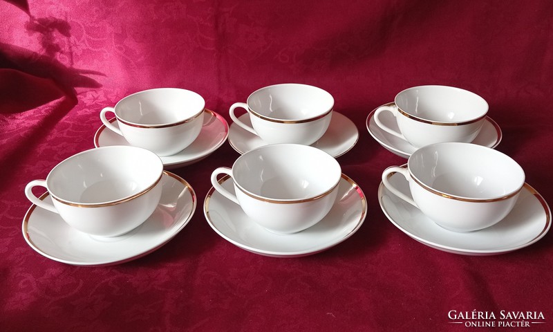 6pcs teacup with plate,