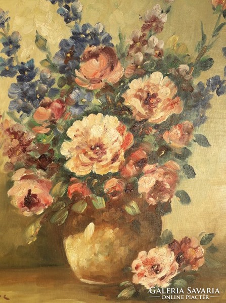 Virágcsendélet - festmény