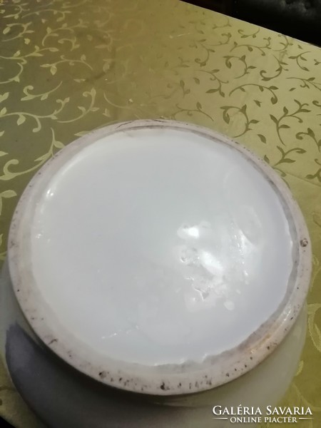 Old porcelain soup bowl