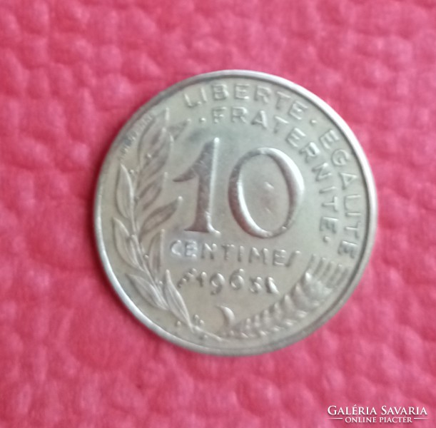 Francia 10 centimes 1963