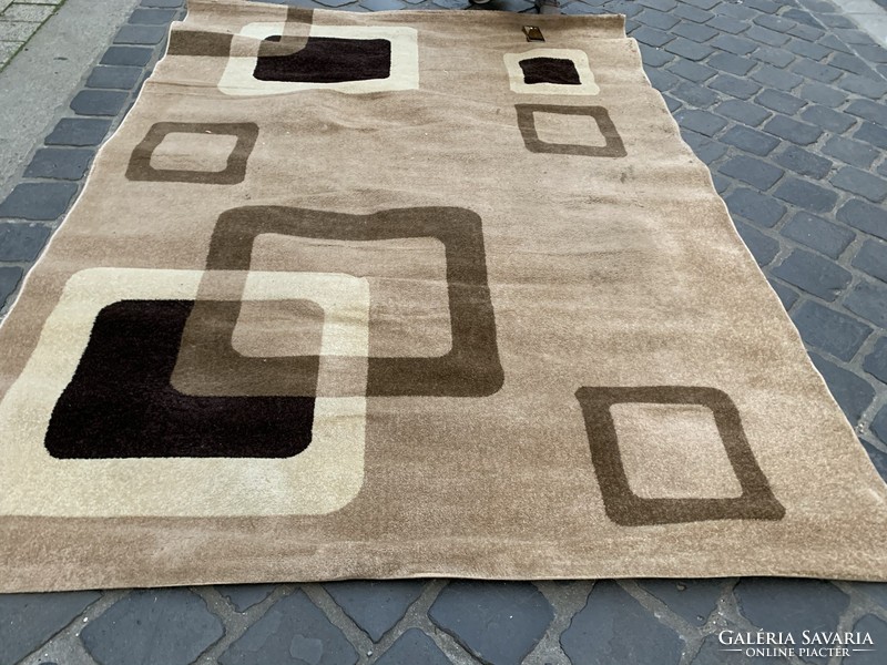 200X280cm beige brown modern turkish rug