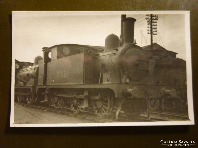 Locomotive French postcard