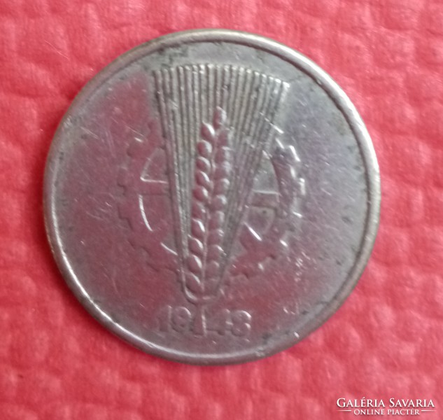 10 német pfennig 1948