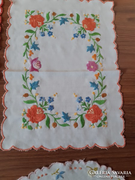 4 hand embroidered tablecloths