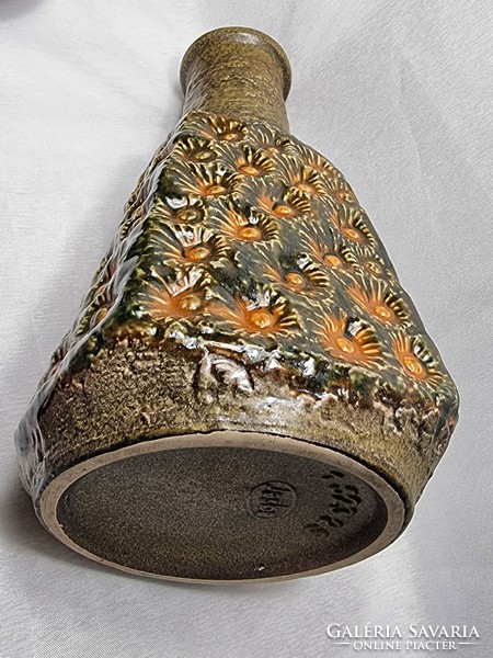 Jasba special flower pattern rare collection ceramic vase.