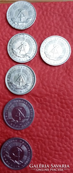6 db 1 német pfennig