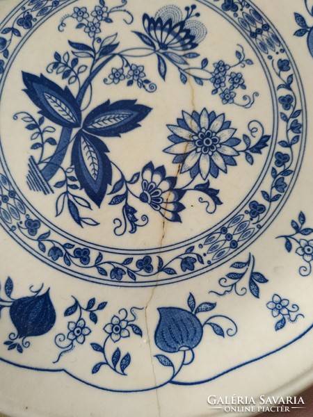 Biltons blue onion pattern on english porcelain small plate