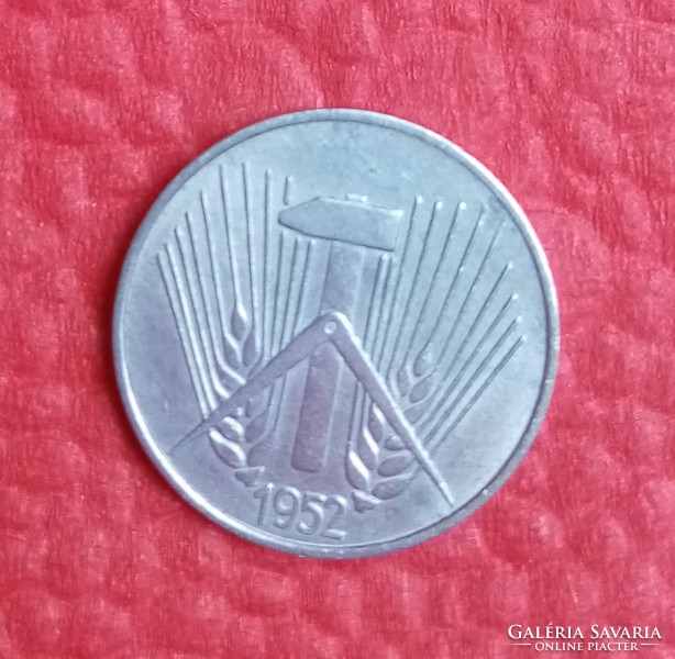 1 német pfennig 1952