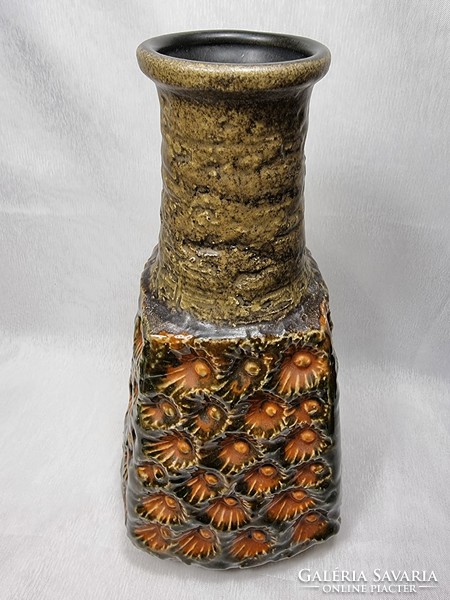 Jasba special flower pattern rare collection ceramic vase.