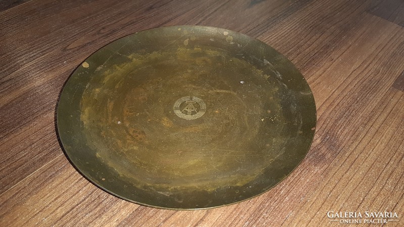Copper plate with gd coat of arms