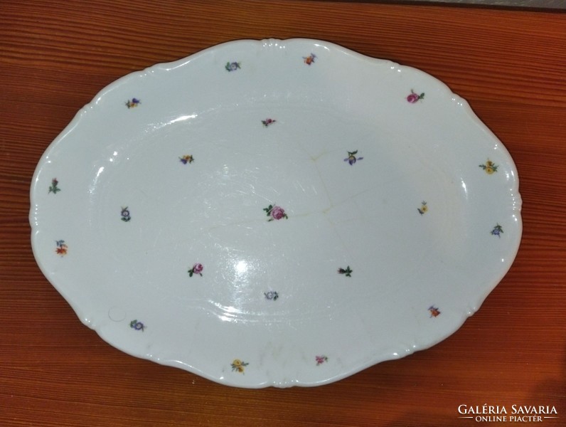 Zsolnay porcelain oval meat bowl