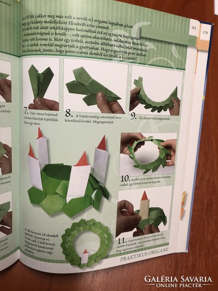 Origami charm book paper folding child dexterity