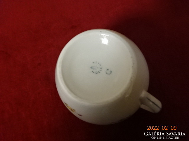 Hollóház porcelain coffee pot without lid, height 13.5 cm. He has! Jókai.