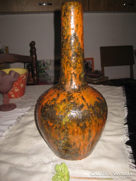 Vase from Pesthidegkút, rarely found, 18 x 40 cm nice condition