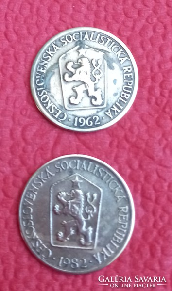 Csehszlovák 1 korona 1962, 1982