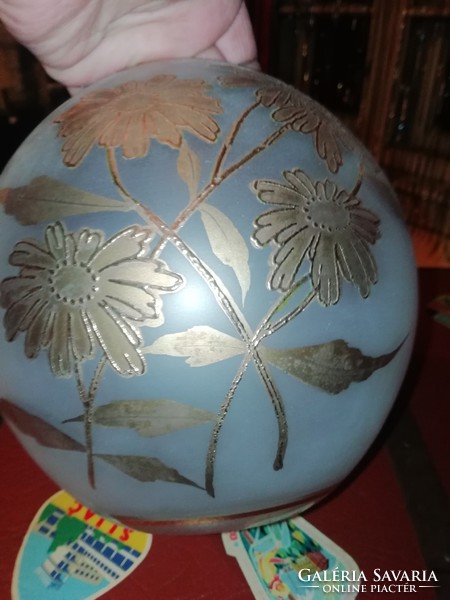 Bohemia gömb alakú váza