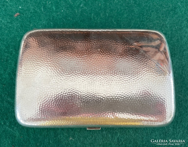 Silver, smoked cigar with gilded interior - 149g