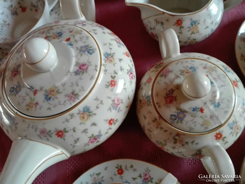 Gyonyoru very old bareuther 6-seater tea set 15', pcs.-Os