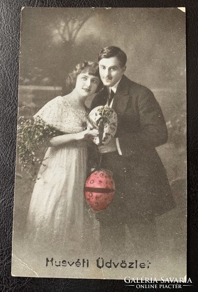 Easter greeting postcard, 1920.