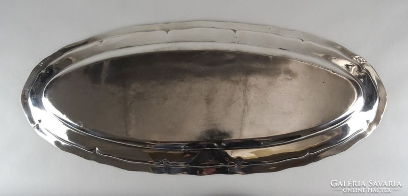 1F256 mermaid relic huge silver tray fish bowl 1845g