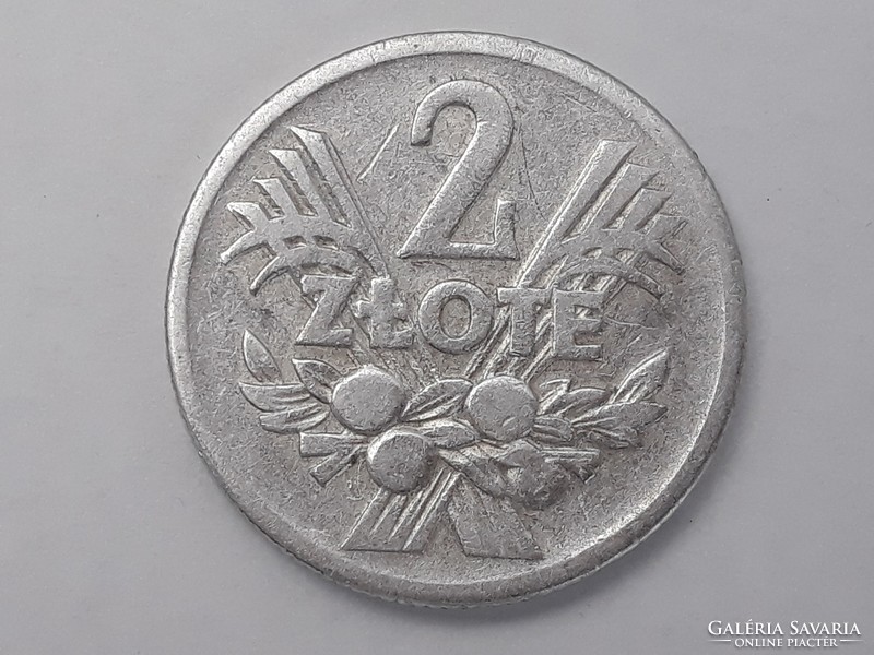 Poland 2 zloty 1958 coin - Polish 2 zl 1958 foreign coin