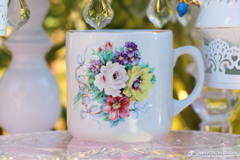 Zsolnay flower mug ii.