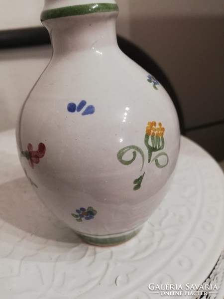 Ónmázas kis váza  11 cm