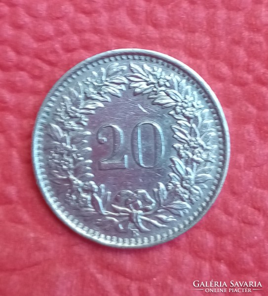 20 Rappen Svájc 1962