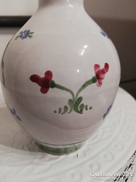 Tin glazed small vase 11 cm