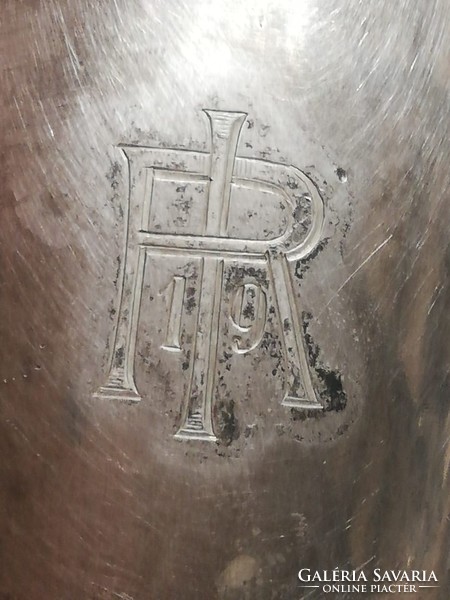 Antik BERNDORF monogrammos alpakka kiöntő