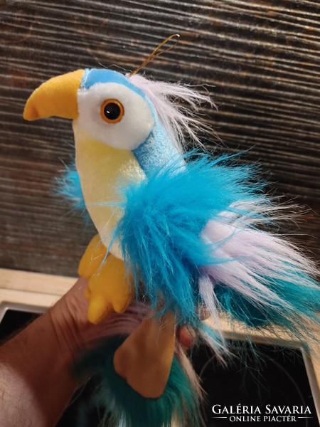 Wonderful eye-catching Lori parrot with colorful plush rarity