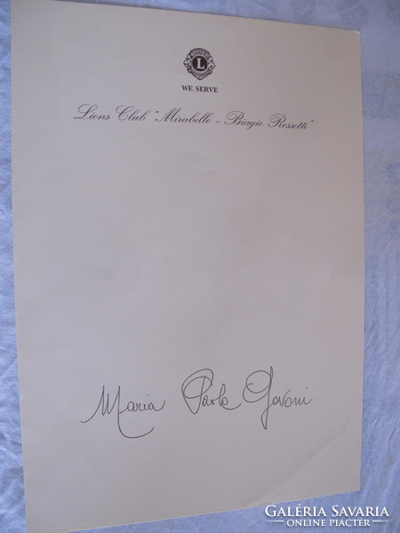 Maria paola govoni screen print - copyrighted copy (1994) - with certificate