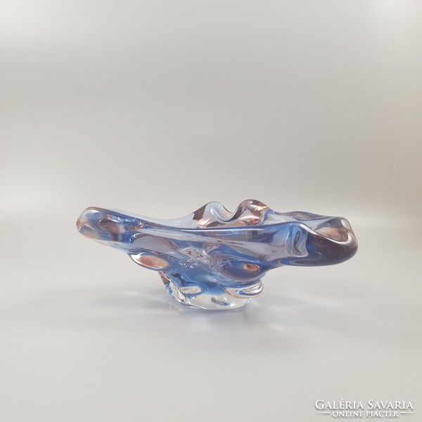 Muránói üveg hamutál asztalközép