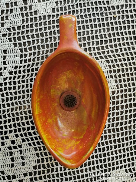 Retro handicraft vase, pot 19 cm x 10 cm
