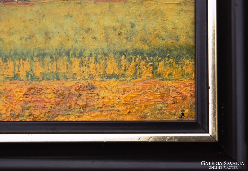 B.T .: Harvest - oil painting, framed