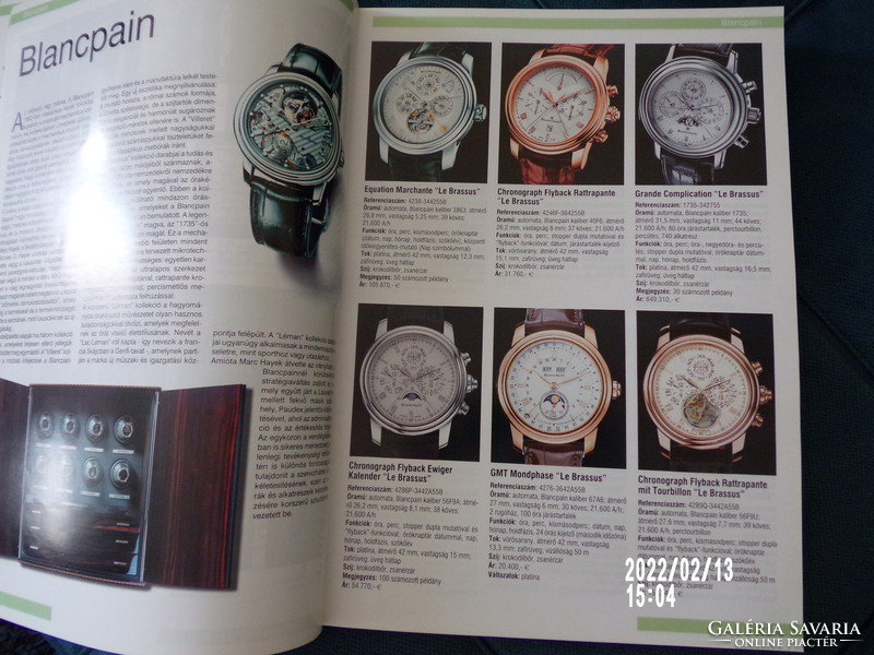 Watch catalog