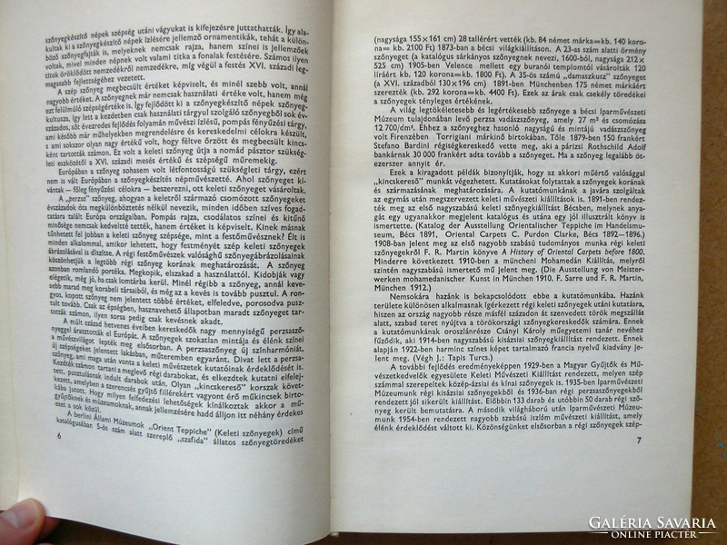 ISNERJÜK MEG A KELETI SZŐNYEGEKET 1963, MŰTÁRGYBECSŰSÖKNEK!!! KÖNYV JÓ ÁLLAPOTBAN