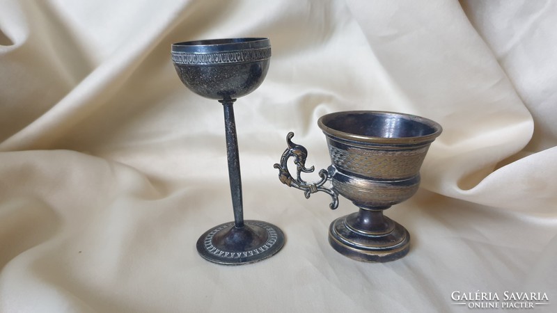 Antique chalice glass
