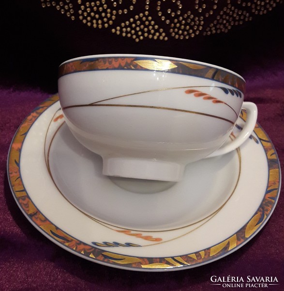 Porcelain teacup with saucer 2 (l2181)