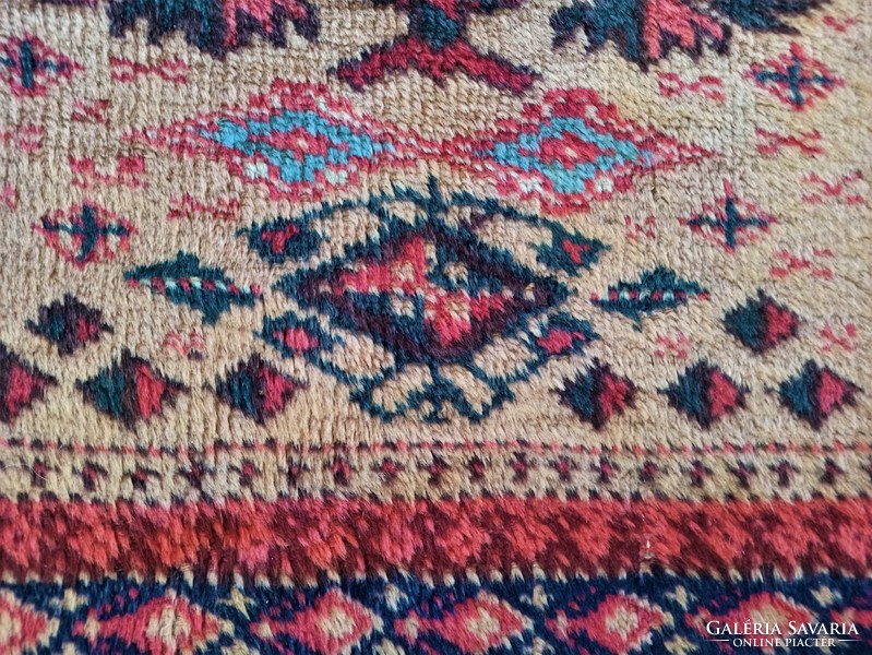 ÉLETFÁS kis kézi antik szőnyeg, faliszőnyeg