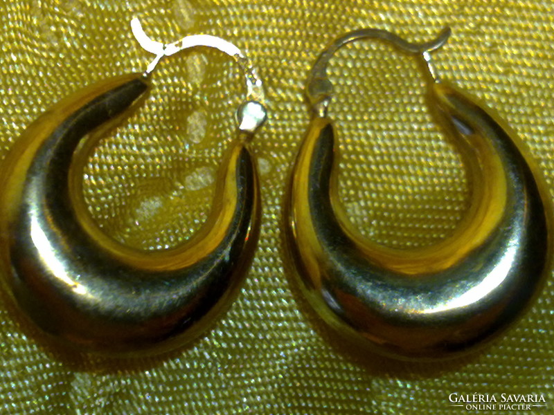 Antik arany rózsás domborműves fülbevaló ritkaság csodaszép antique gold earrings with roses