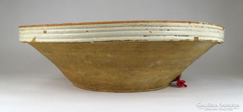 1G311 antique huge tarragon tatai tile bowl 40 cm