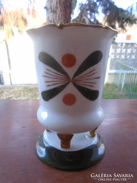 Flawless German claw vase in showcase condition is 11.5 x 7.5 cm