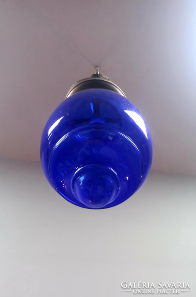 Kék lámpaburás mennyezeti lámpa